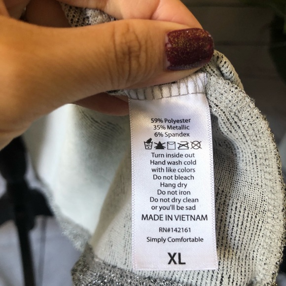 NWOT•LULAROE ELEGANT Silver Sarah Cardigan Duster - Picture 5 of 7